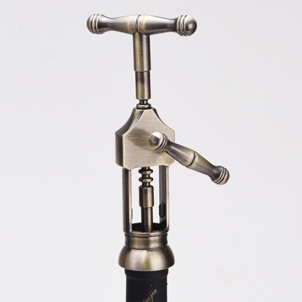 Classic Antique Zinc Alloy Wine Screw Corkscrew Handheld Waiters Corkscrew Bartenders Wine Opener Bar Tools