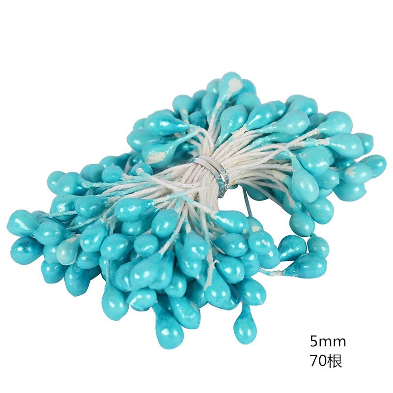 8/10/12/90/144 pièces bleu mixte hybride fleur cerise étamine baies Bundle bricolage gâteau noël mariage boîte guirlande déco: Style 13