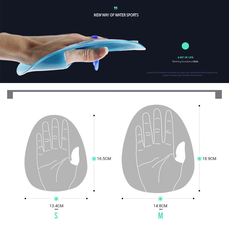 Erwachsene Jugend Schwimmen Schwimmhäute Handschuhe transparent Hand Frosch Palme Paddel Schwimmen Hilfe vernetzt Handschuhe Hilfs Ausbildung Ausrügestochen