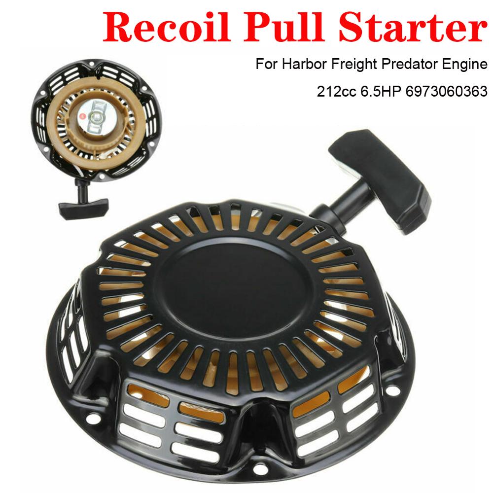 Recoil Pull Starter Start Lawn Mower Generator Engine For Harbor Freight Predator Engine 212cc 6.5 Hp