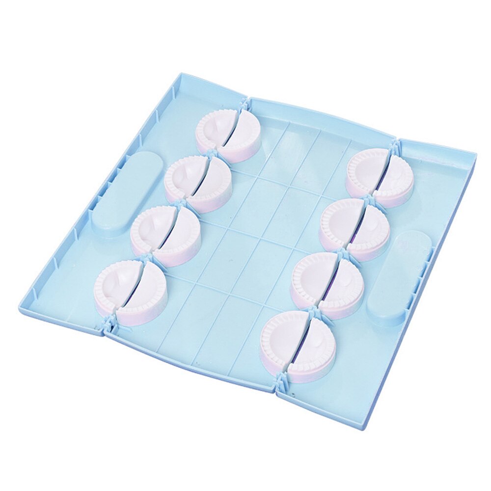 Dumplings Maker Tool Jiaozi Pierogi Mold You Can Make 8 Dumplings At A Time Baking Molds Pastry Kitchen Accessories: Blue