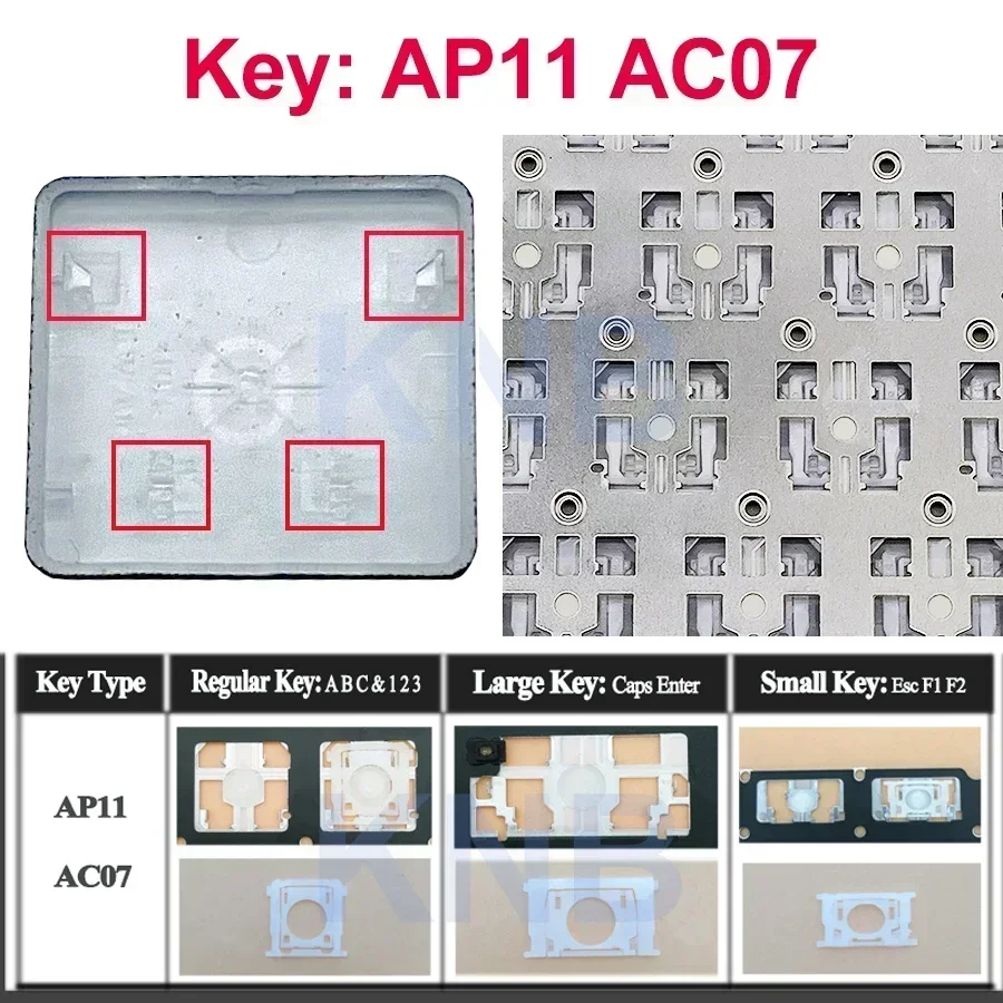 Toetsenbord Toetsen Voor Macbook Air Pro Retina 13 "15" A1398 A1425 A1502 A1466 Keycap Key cap AC06 AP08 AC07 AP11 Type