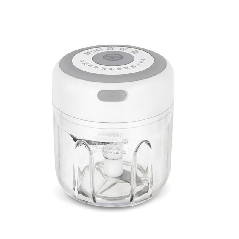 Electric Mini Garlic Press Mincer Food Chopper Processor for Pepper Vegetable Nuts Crushed Ginger Baby Food Maker