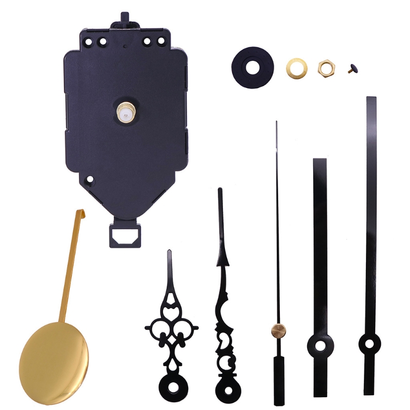 QLOUNI Set van 1 stuk mechanisme, wandklok, stil kwarts, mechanisme