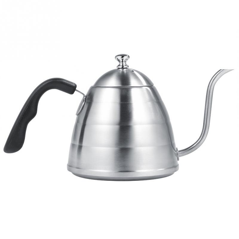 900ml 304 Stainless Steel Pour Over Coffee Gooseneck Kettle Teapot for Home Cafe Coffee Pot: type 1