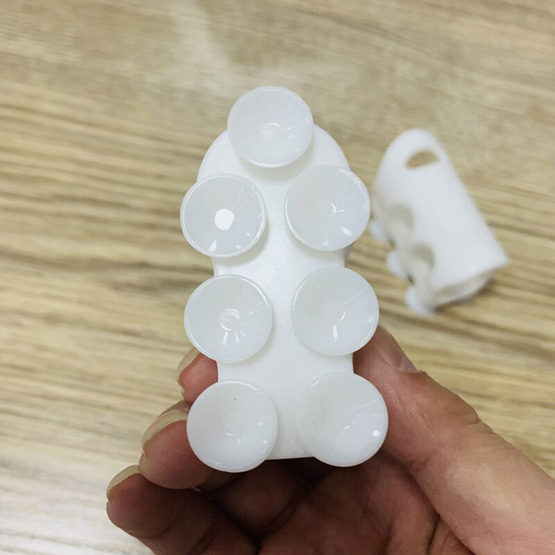 2 Pcs Strong Bathroom Self-Adhesive Shower Head Holder Rack Shelf Wall Mount Suction Cup Brackets Holder Bathroom Accessories