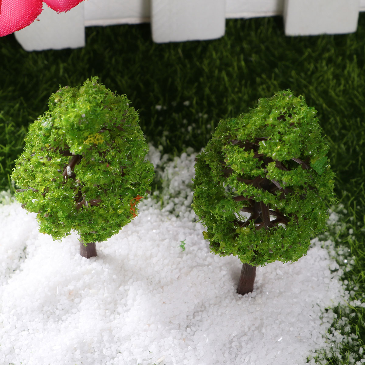 10 pcs Simulation Pine Tree Fairy Artificial Tree Micro Landscape Decor Wedding Christmas Decoration Party DIY Supplies