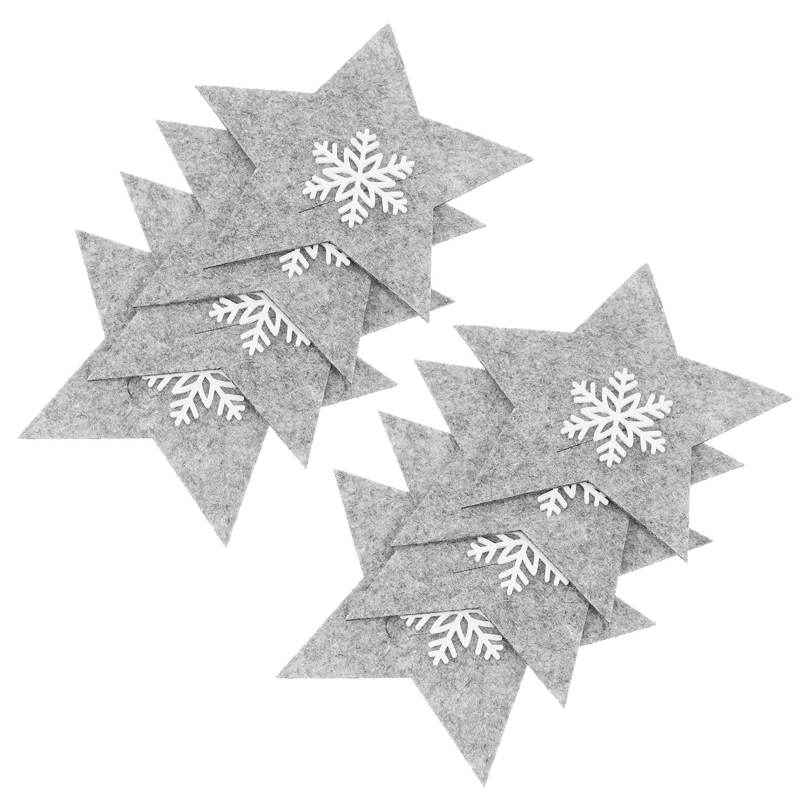 8 stk Julefest Gaffel Cutter Veske Stjerneformet Dekketøyholder: Default Title