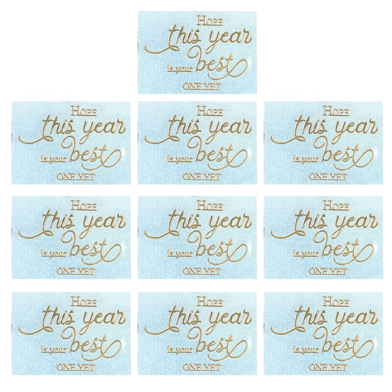 10 bögen mit englischen buchstaben, segensworten, metallaufklebern, epoxidharzformfüllung: 198