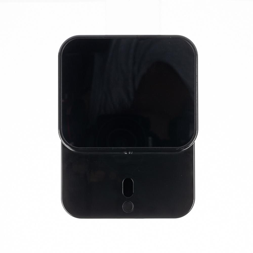 Automatic Induction Foaming Hand Washer LED Display Screen Washing Machine Infrared Sensor Soap Dispenser For Bathroom Wal: Black