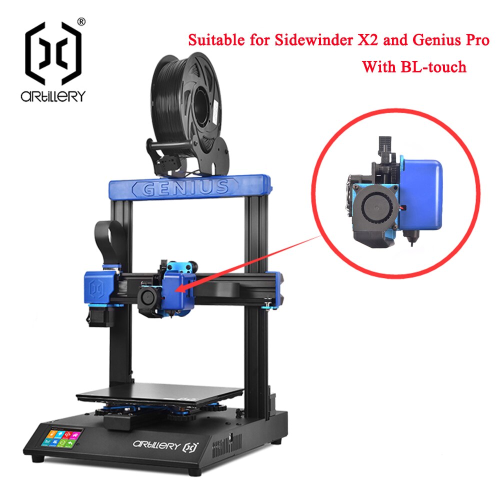 Artillery sidewinder  x2 och genius pro extruder kit, automatisk utjämning