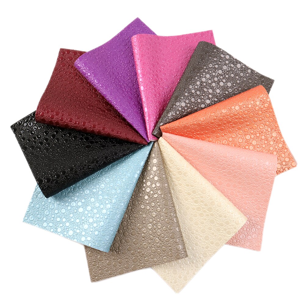 David Accessoires 8 Stks/set 20*33Cm Bump Faux Synthetisch Leer Stof Diy Telefoon Geval Boog Tas Materiaal, 1Yc10874: 1082094001