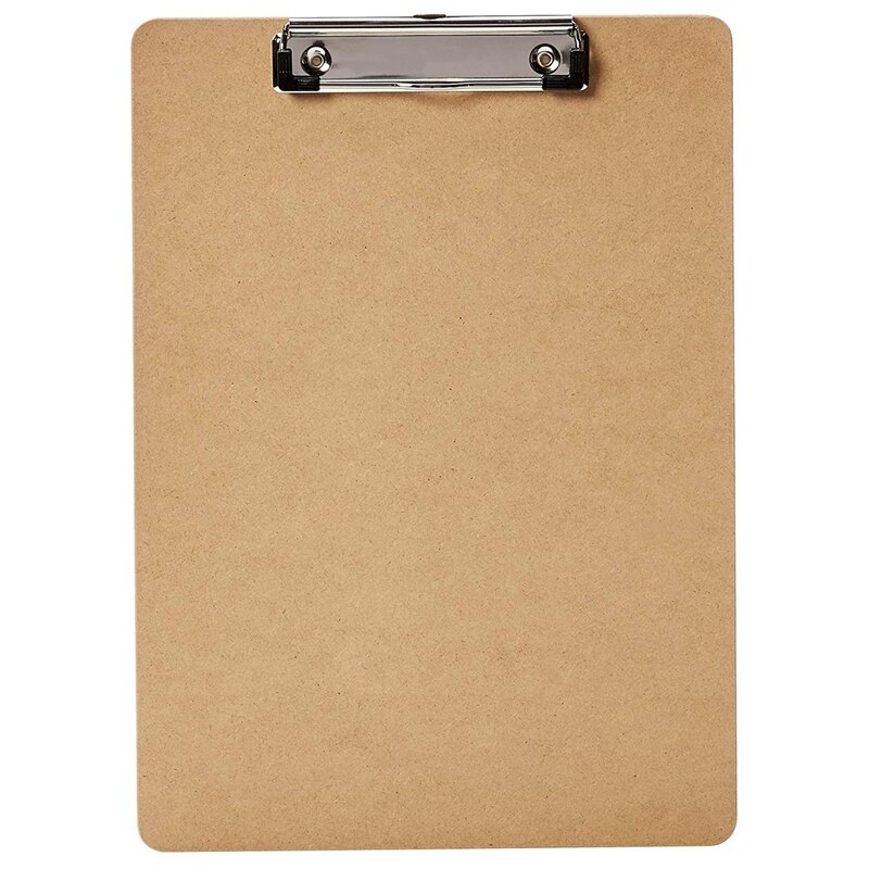 6PCS Student Writing Board, Wood Fiber Pad, Cardboard Folder, Menu Folder, A4 Office Board Folder