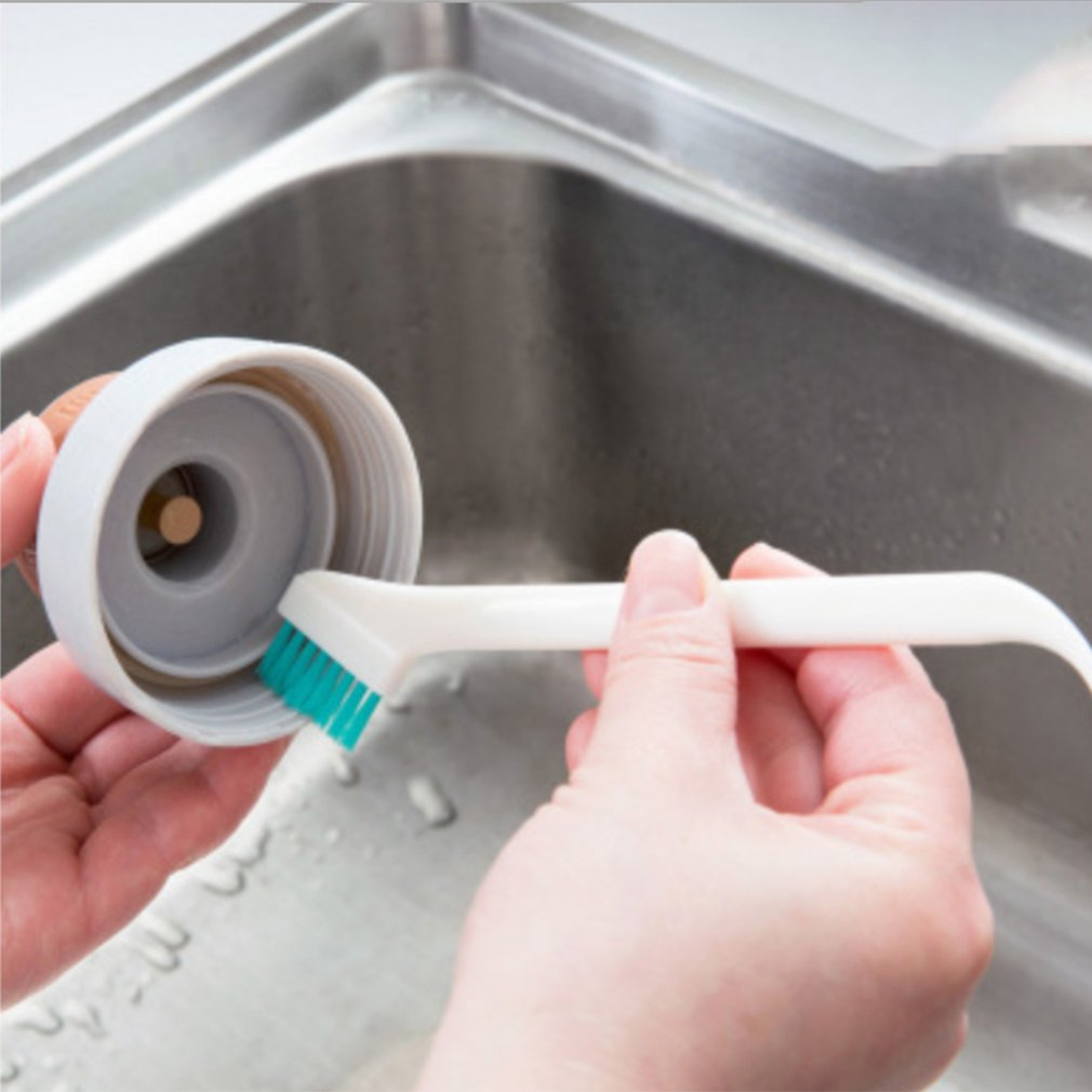 Cepillo de pezón para botella de bebé, Cepillo giratorio de plástico a la , 360 grados, limpieza de cabeza, esponja, Kit de cepillo de copa para bebé