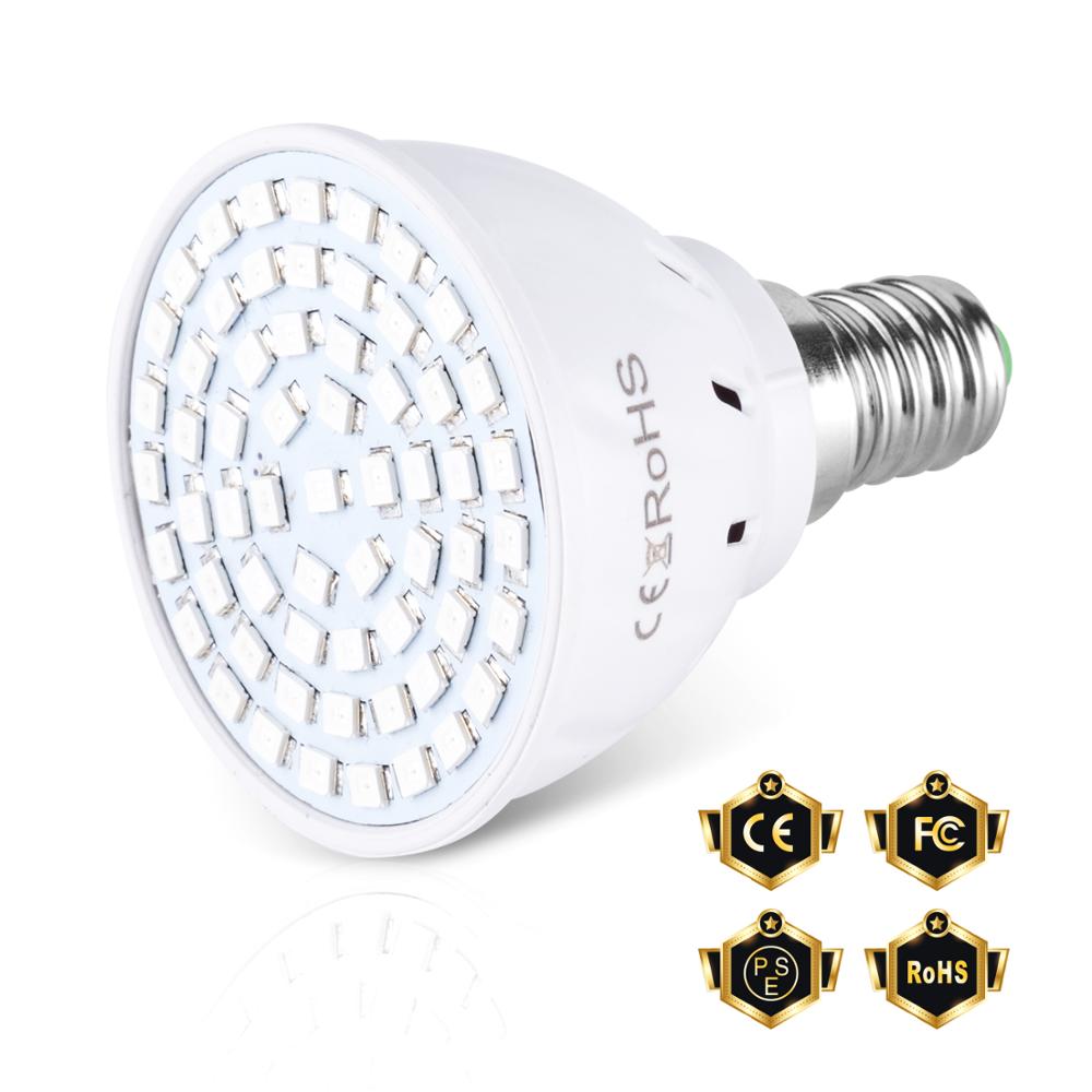 Led lâmpada de crescimento da planta e27 espectro completo gu10 led para plantas 3 w 5 7 estufa invernadero led planta crescer cultura de luz interior
