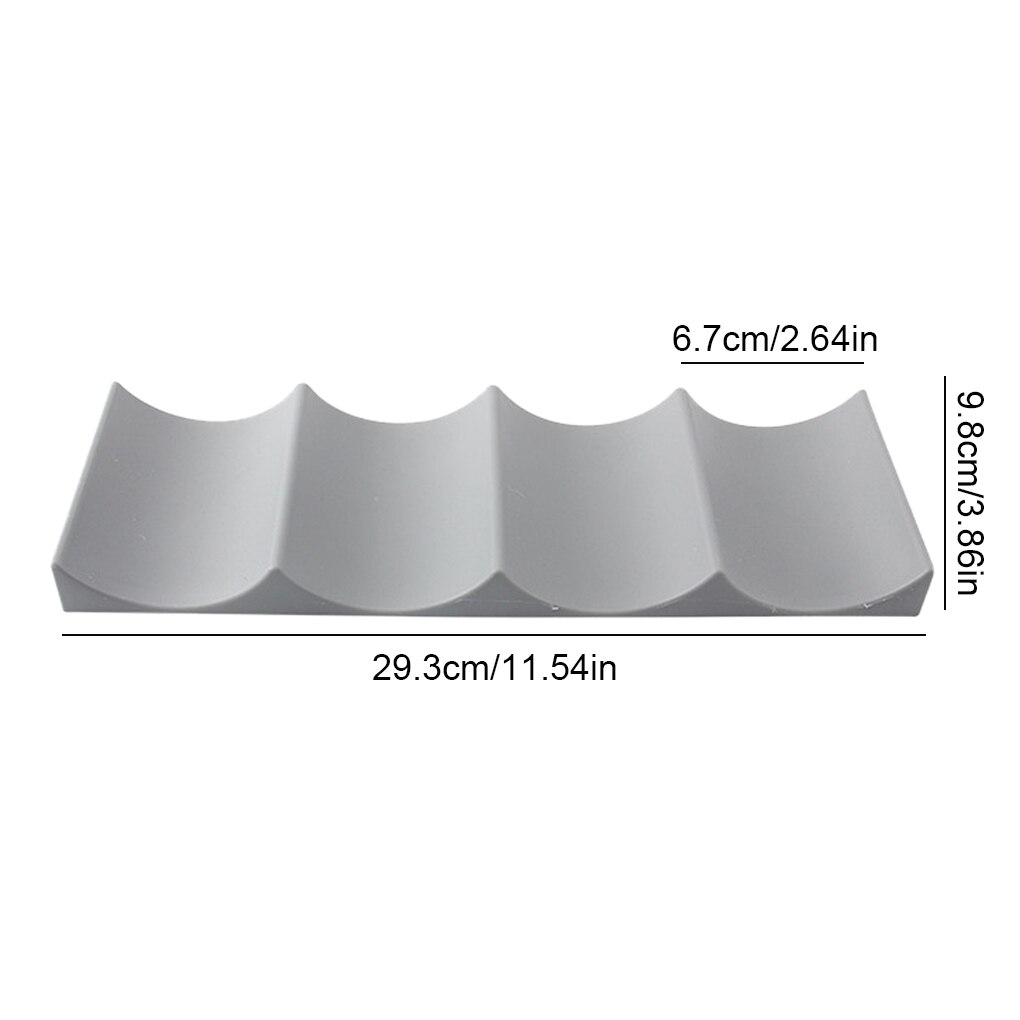 Bier Kan Anti-Slip Houder Siliconen Stacker Blikjes Koelkast Mat Dranken Rek Stapelen Tool Organizer Wijn Fles Houder: B