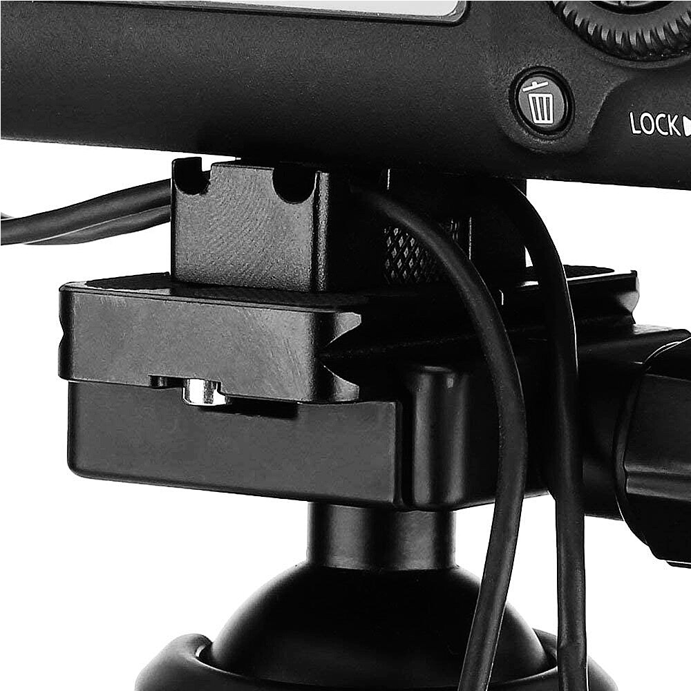 Universal Cables Lock Tether Block HDMI Protetor for SLR DSLR Cameras Camcorders Tripod Ball Head Quick Release Plate