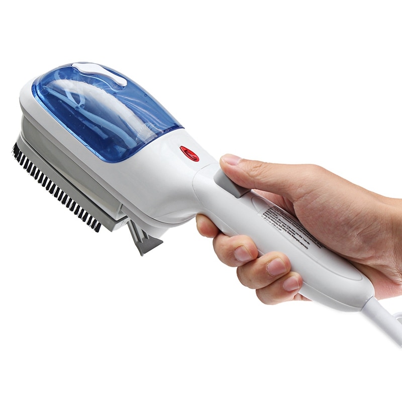 Handheld Garment Steamer Brush Portable Steam Iron For Clothes Generator Ironing Steamer For Underwear Steamer Iron White + blue