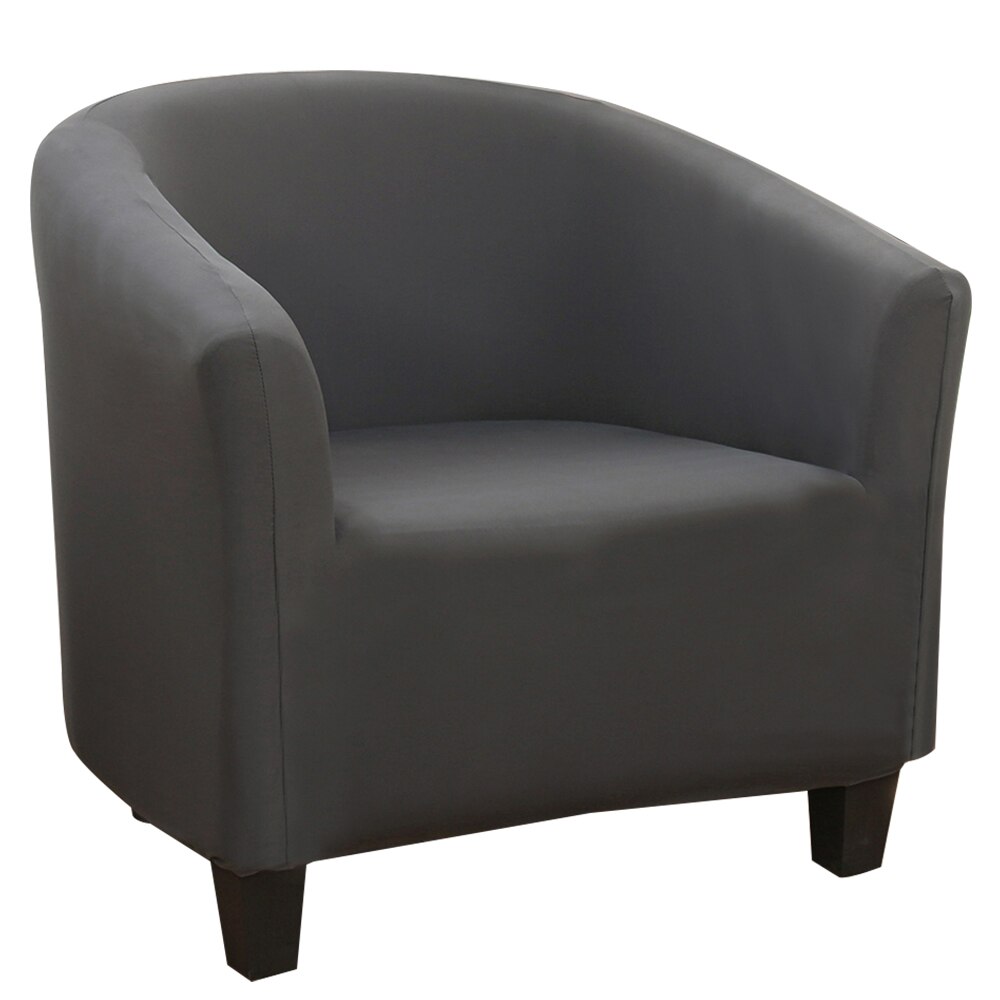 Elastisk sofa lenestol setetrekk beskytter vaskbart spandex møbler slipcover enkel å installere hjemmekaffe badekar 1 sete stoltrekk: G285839