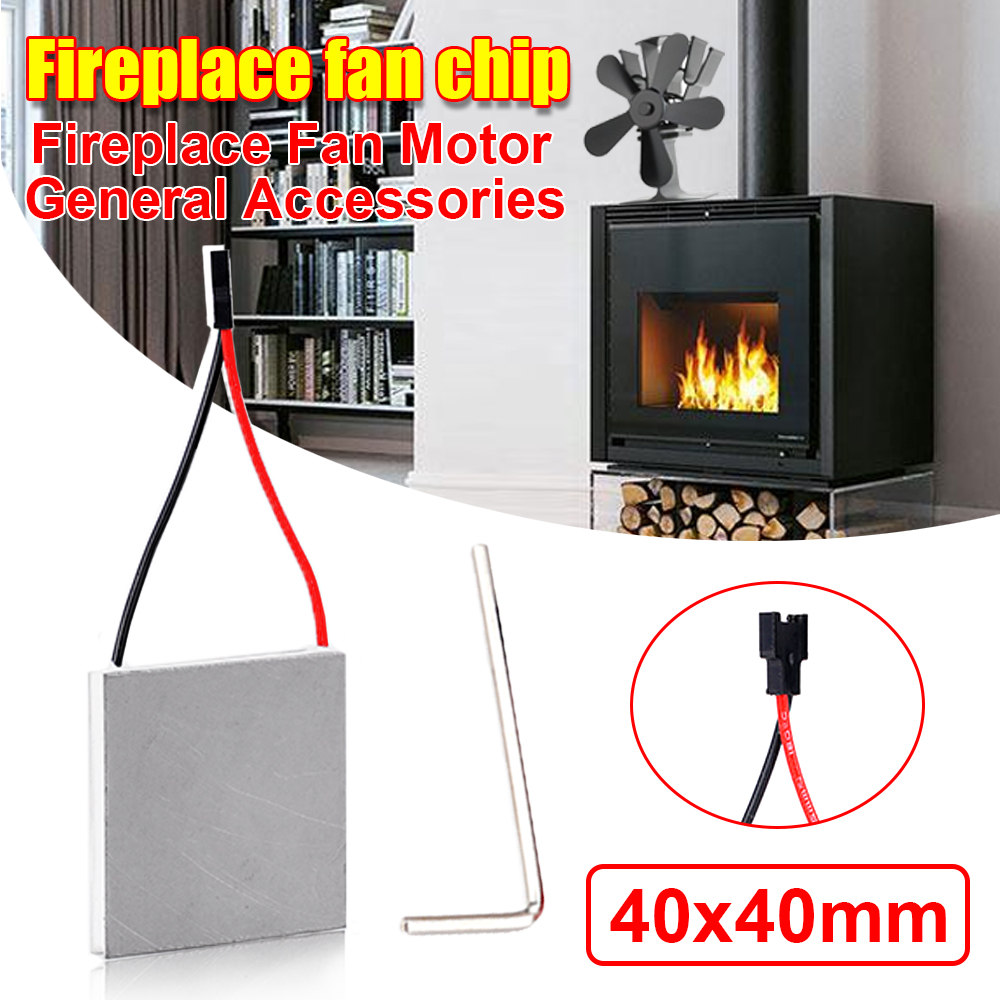 Fireplace Fan Generator Sheet Electric Power Generator Fireplace Fan Chip Stove Oven Thermoelectric Generator General Accessory
