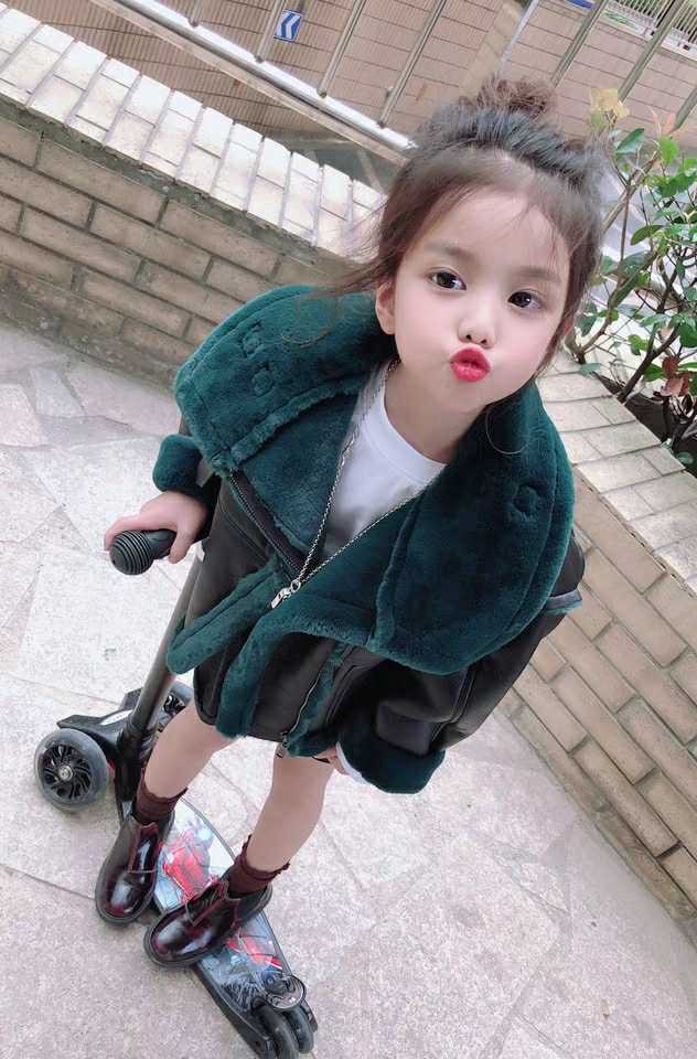 Baby Meisje Winterjas Jas PU Fluwelen Warme Jassen Meisjes Kids Jassen Outfits Kleding Kinderen Uitloper