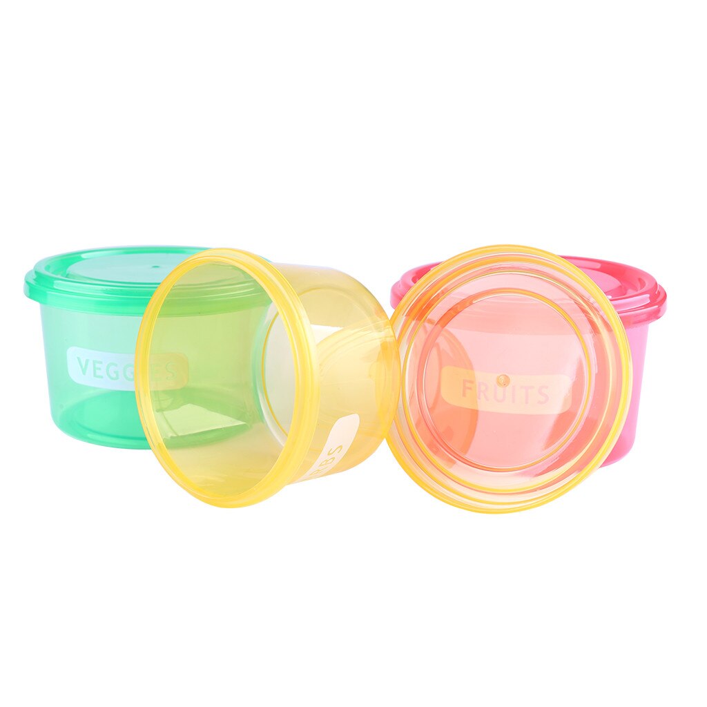 7Pcs Portion Control Food Box Prep Storage Container Fitness Meal Eating Plan