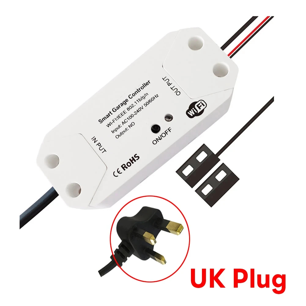 Originele Tuya WIFI Smart Garagedeur Opening Controller APP Spraakgestuurde Smart Switch Met Alexa Echo Google Home Smart Life: Blauw