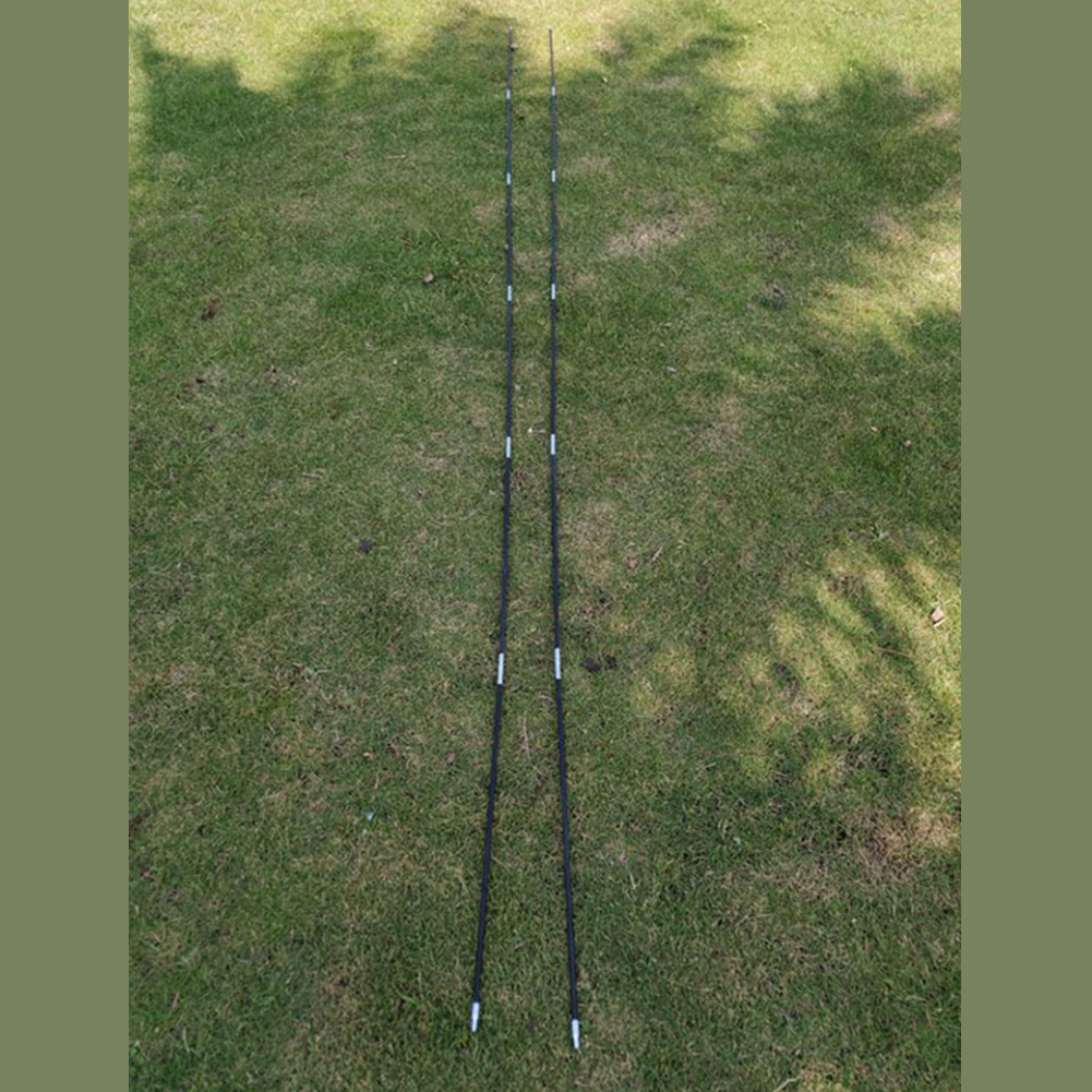 2pcs Aluminum Alloy Tent Poles 10.5-12.8ft Fiberglass Tent Pole Replacement Tent Repair For Hiking Camping Tents Accessories
