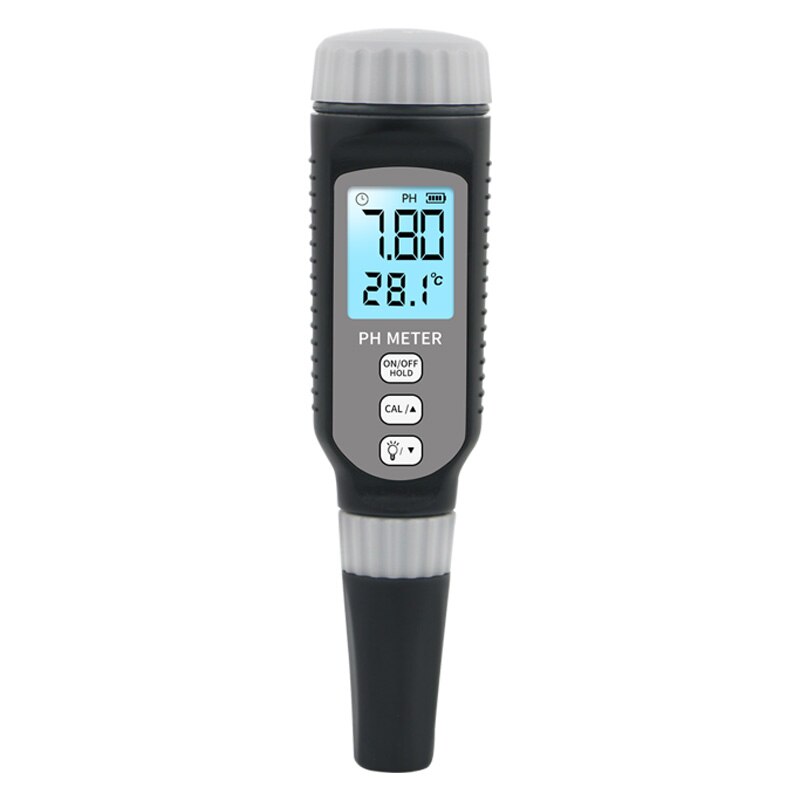 Smart Sensor PH Meter Pen Water Test Tester Acidity Temperature Measurement Alkalinity PH808 PH909 PH838 Precise 0.011: PH838 (0.01PH AAA)