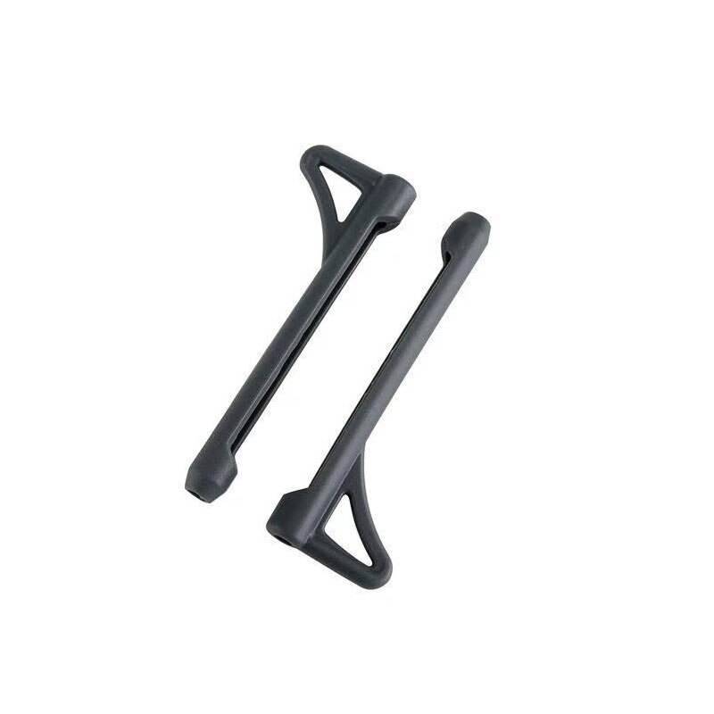 1 paar Silikon Gläser Ohr Haken Anti-aus Gläser Abdeckung unisex Runde Griffe Brillen Sport Ohr Haken Gläser Beine zubehör: grau