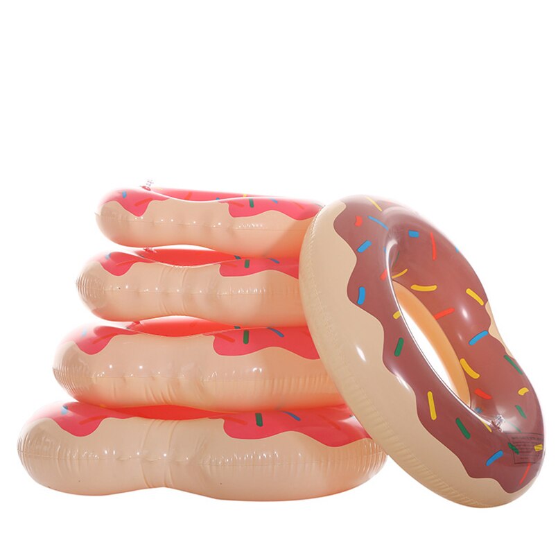 Anillo inflable de donut para nadar para adultos, anillo para nadar de niños, boya salvavidas para piscina