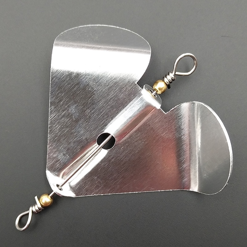 Lunker elica a lama rotante 5 pezzi accessori materiale fai da te pesca a traina pesca a mosca esche rigide filatore esche cucchiaio wobblers