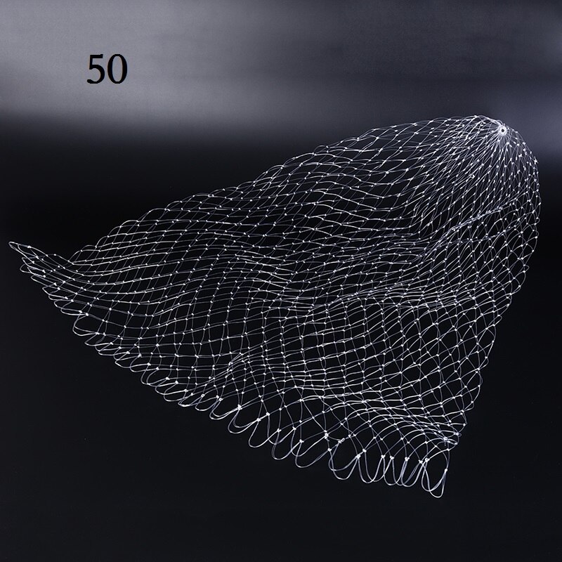 Fishing Tools fish line Net Mesh Hole Depth Folding Landing Dip Net 3 sizes
