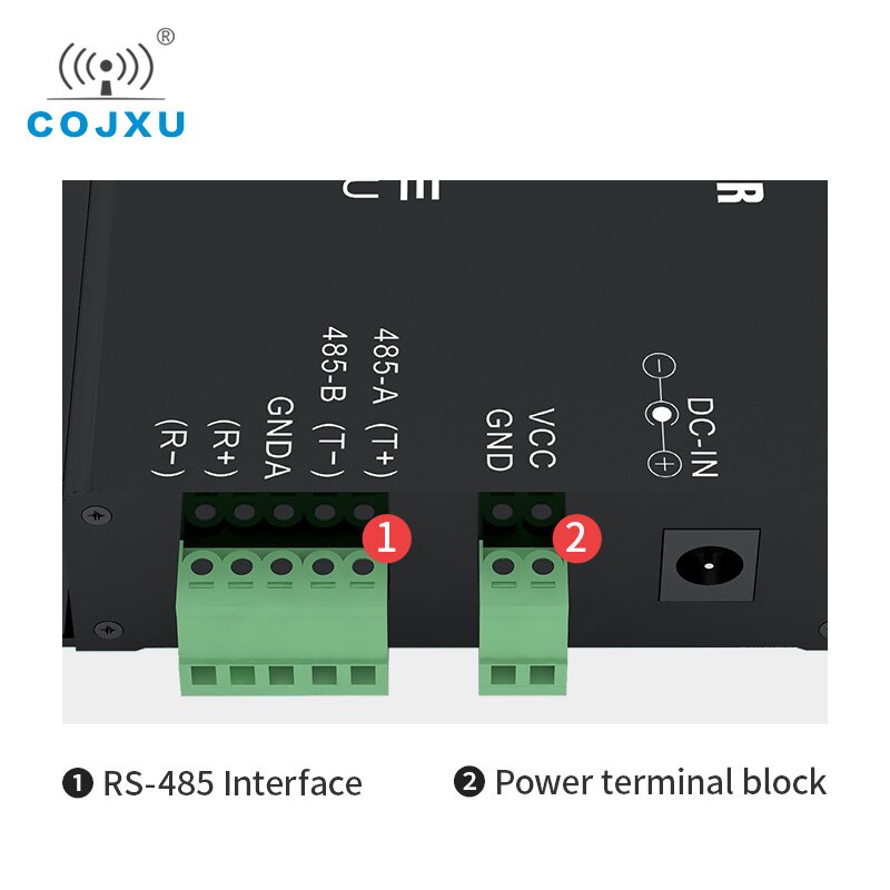 RS232 Om RS485/RS422 Draadloze Transparante Transmissie Cojxu E810-DTU (Rs) Lange Afstand Server Poort Converter Voltage Bescherming