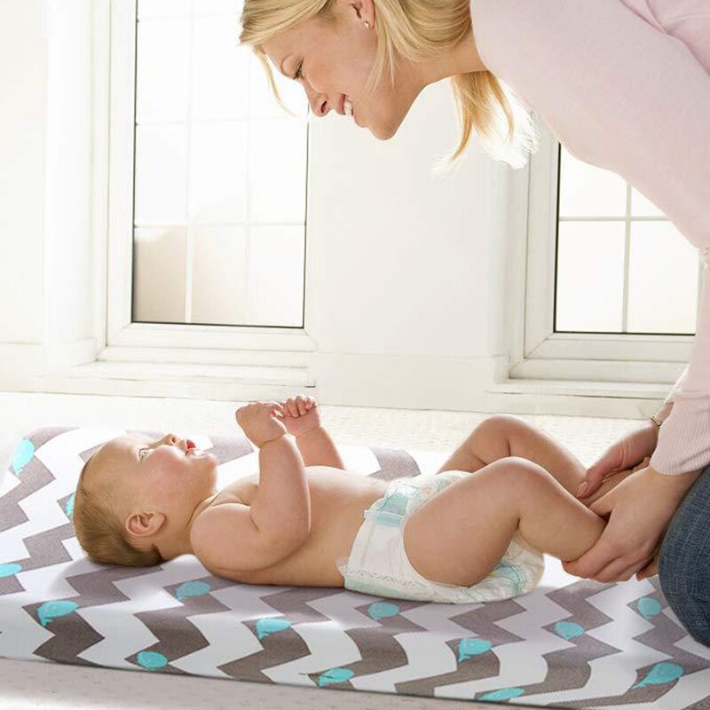 Babyble puslepude blød baby vandtæt madras lagen til spædbørn puslemåtte betræk
