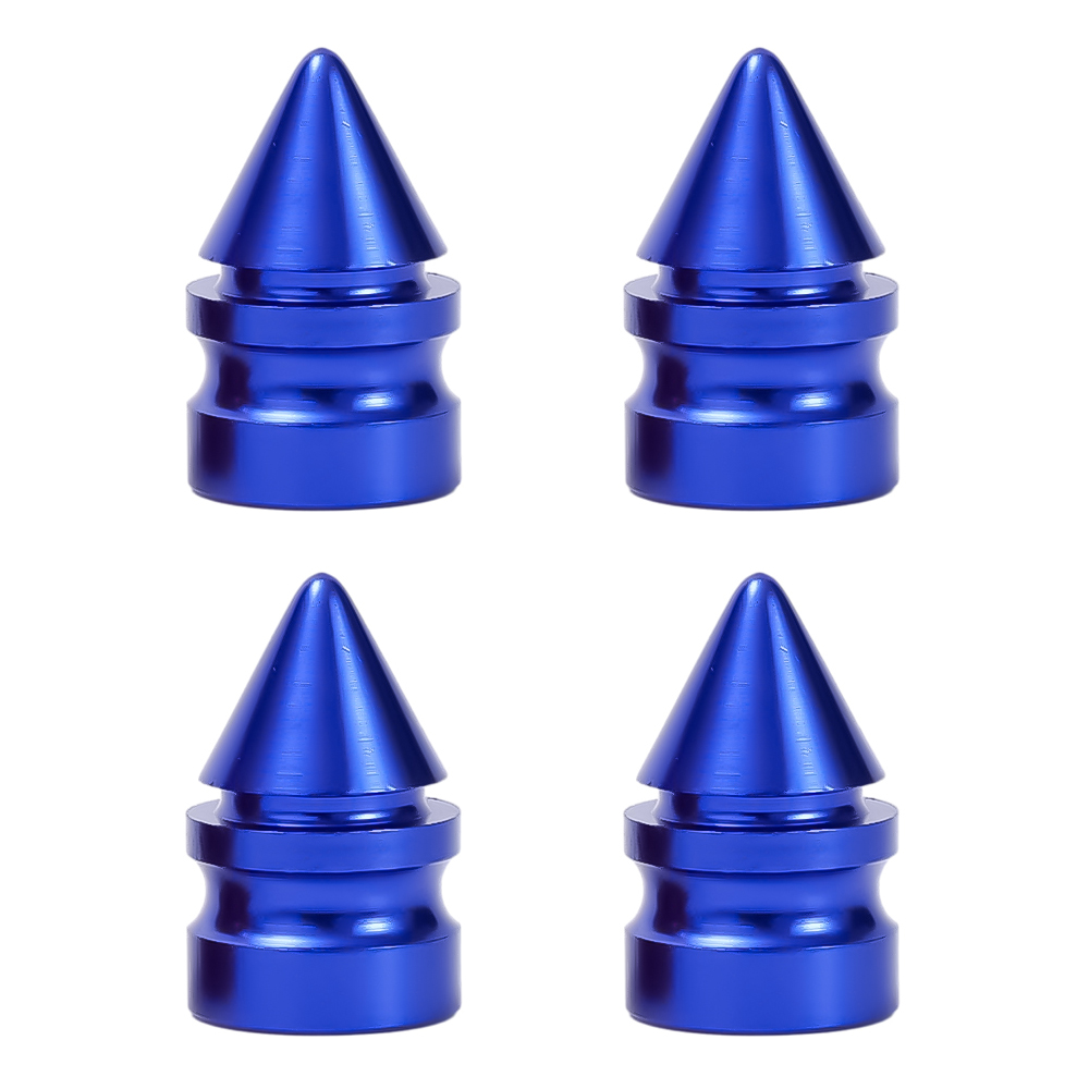 Car Tire Valve Caps Aluminum Alloy Tapered Dust Proof Covers for Auto Motorcycles Bike Tyre Valve Cap Accessories: MULTI