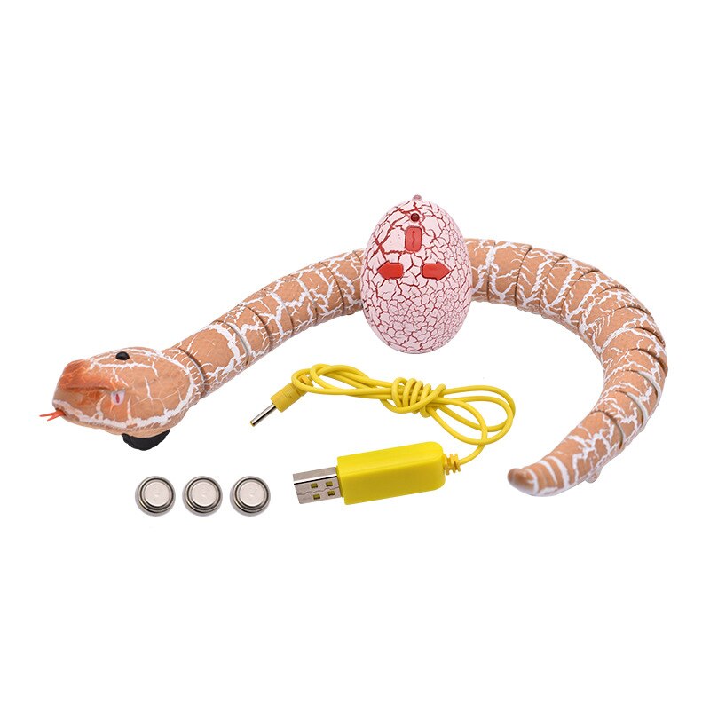 Rc oplaadbare afstandsbediening ratelslang slang grappige ondeugende truc angstaanjagende ondeugende grappige nieuwigheid speelgoed