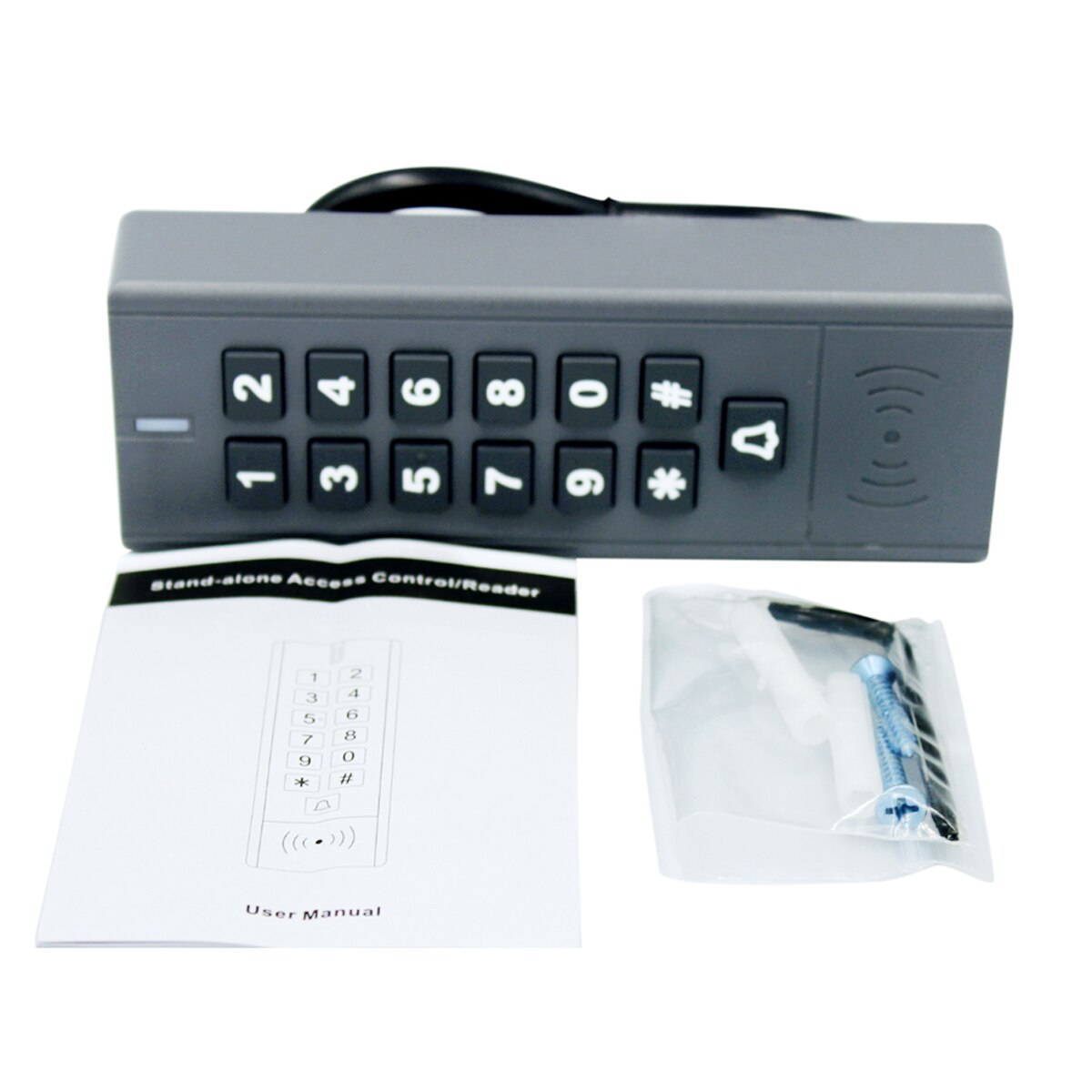 A9-S-EM DC 12V 125Khz RFID Access Control System Device Machine 1000 User Proximity Entry Door IP67 Waterproof