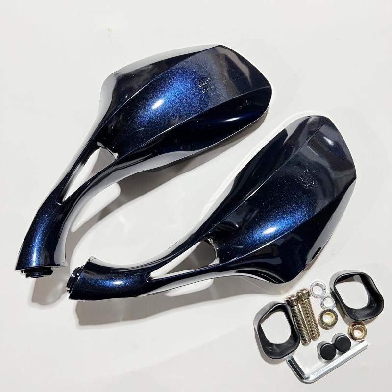 Specchietti laterali con filettatura 8mm per scooter bici elettrica 50cc 125cc 150cc 250cc Specchietti retrovisori posteriori modificati Modello universale: Radura