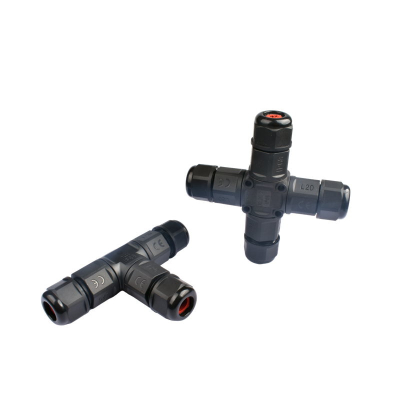 IP68 Waterproof Electrical Connector LED Light Cable Connector,TL20 XL20 2/3P Screws wiring Connector Box For Used Underground
