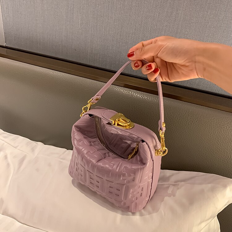 Crocodile modèle sac de selle en cuir femmes concepteur sac à main carré serrure épaule sac de messager