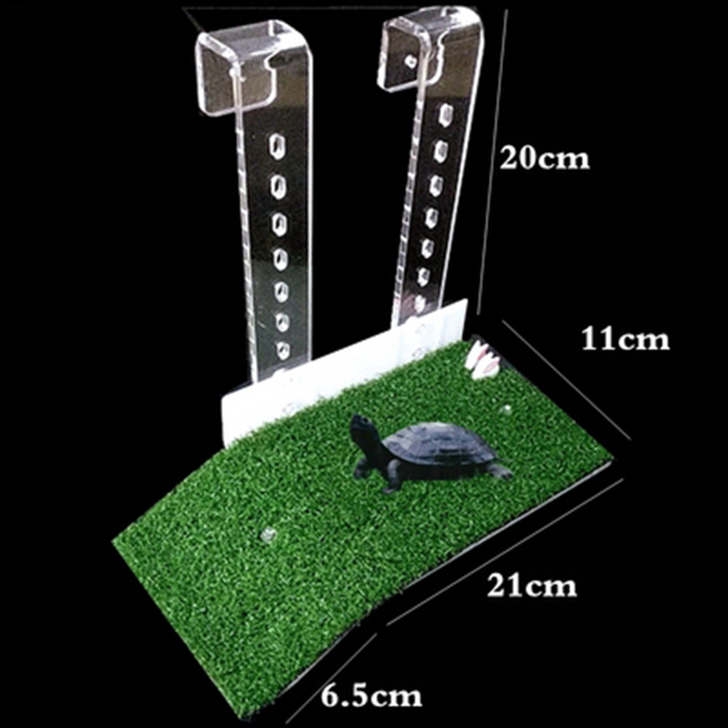 Turtle Basking Platform Height-Adjustable Hanging Amphibian Platform Fish Tank Aquarium Platform Tortoise Resting Terrace
