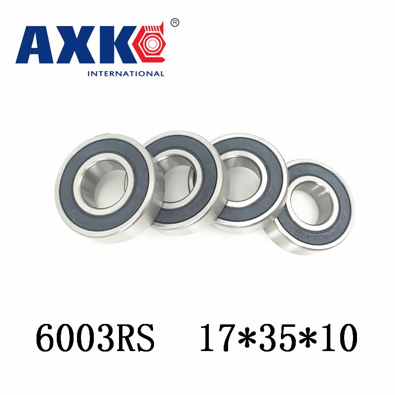 4x Kugellager 6003RS/2RS – 17,1x35x10 Mm, Doppelt Rilliert, Für Sackkarren, Drehbänke, Motoren & Co. – Robust & Langlebig