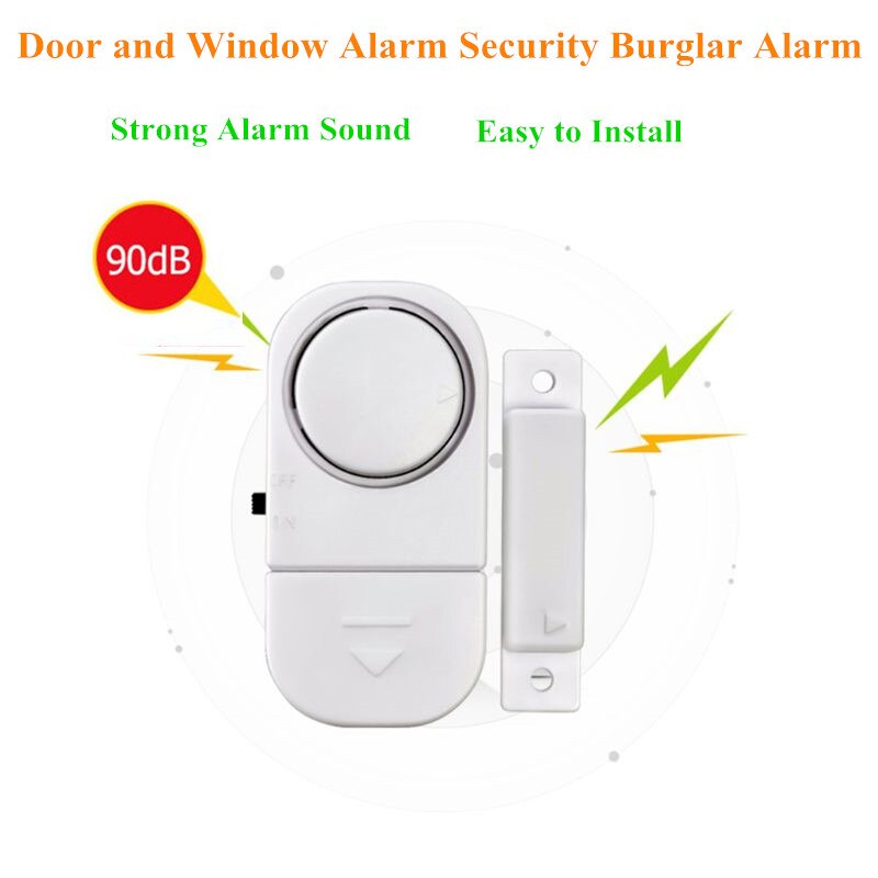 Home Security Alarm System Standalone Magnetic Sensors Independent Wireless Home Door and Window Alarm Security Burglar Alarm