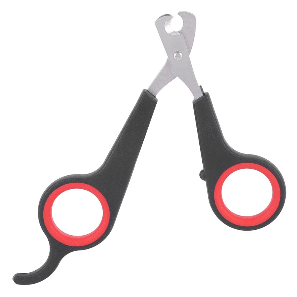 1Pc Bird Nail Clipper Pet Bird Parrot Nail Scissors Pet Claw Nail Clippers Small Animals Grooming Tool Bird Supplies Black + Red
