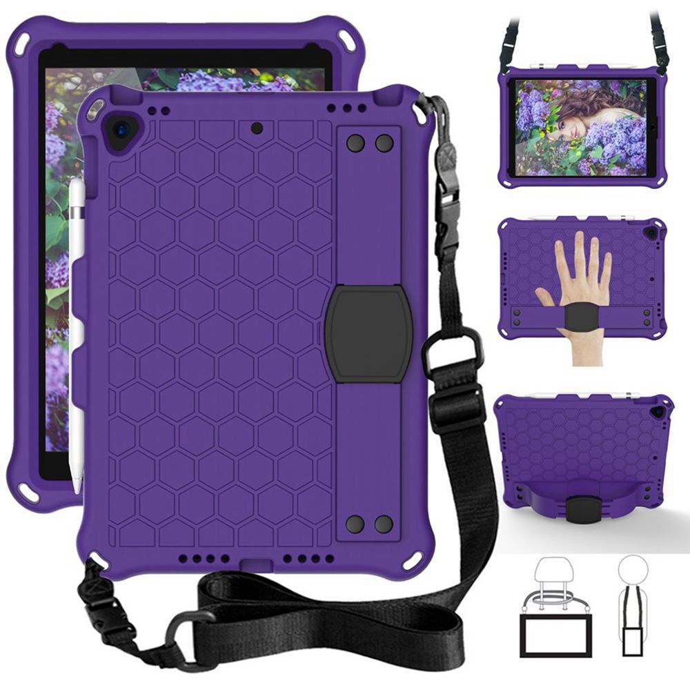 For Apple ipad 9th Gen 10.2 inch case EVA kids cover coque for ipad 8th 7th Gen A2270 A2602 A2603 A2604 A2197 A2198 A2200 A2430: PURPLE
