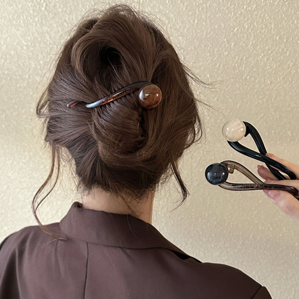 Grampos de cabelo retrô em forma de s, rabo de cavalo torcido, nova moda, multicolorido, torcido, oco, tubarão, acessórios para cabelo, presente