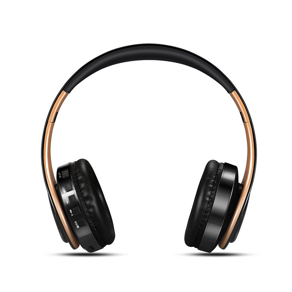 Foldable Over Ear Wireless Earphone Headset Stereo Earphone with 3.5mm Connection port for phone DJ mp3 Sport Earphones