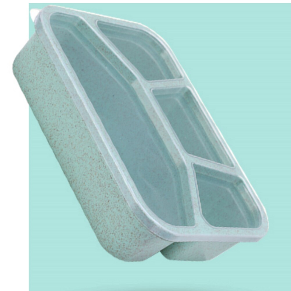 Bento Lunch Box Adults Kids 4 Compartments Travel Food Storage Containers: B3