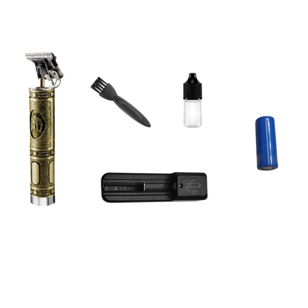 Kemei retro oliekop tondeuse elektrische tondeuse voor heren oplaadbare tondeuse